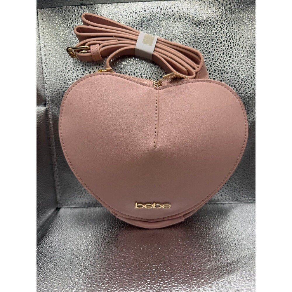 Bebe Heart Crossbody Bag – Blush Pink